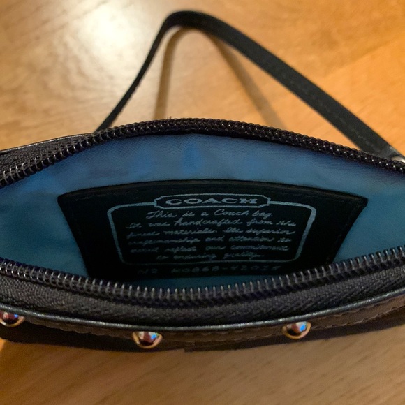 Two Coach Small Wristlets in Black and White! - Picture 5 of 9